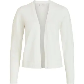 VILA Cardigan mit gerippten Abschlüssen, Offwhite, XS