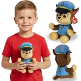 TY Paw Patrol CHASE Plüschmaskottchen, Plüschtier, Kuscheltier Beanie Babies, weiches Sensorikspielzeug 20 cm