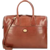 the Bridge Aktentasche Leder 35 cm Laptopfach braun