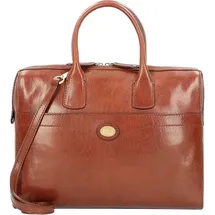 the Bridge Aktentasche Leder 35 cm Laptopfach braun