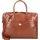the Bridge Aktentasche Leder 35 cm Laptopfach braun