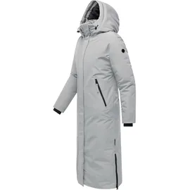 Navahoo Damen, Mantel mit magnetischer Abdeckleiste und Rucksackträgern warme Winterjacke Schneewächter 14 Grey Gr. L (40), grau, Obermaterial: 100% Polyester. Innenfutter: 100% Polyester. Wattierung: 100% Polyester.