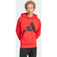 Adidas Essentials Big Logo French Terry Hoodie Pure Ruby / Black S