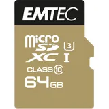 Emtec microSDXC Speedin 64GB Class 10 UHS-I U3 + SD-Adapter