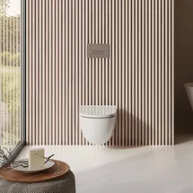 Kludi Resa D Wand-WC mit WC-Sitz Weiß glänzend