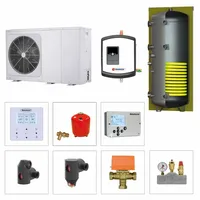 Solarbayer� Solarbayer Wärmepumpenpaket LWM8/2xPS300 Friwa Set3 Speicher & Frischwassermodul