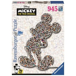 Ravensburger Puzzle Ravensburger 16099 Shaped Mickey 945 Teile Puzzle, Puzzleteile bunt