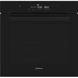 Daewoo Backofen Set Schwarz SoftClose Hydrolyse + Kochfeld Bräterzone