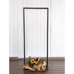 Eisen-Holzstapler - Toulouse h 118cm 25x46 cm