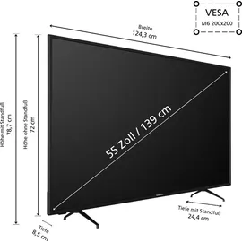 Daewoo Android TV 55 Zoll Fernseher (4K UHD Smart TV, HDR Dolby Vision, Dolby Atmos, Triple-Tuner) D55DM54UAMSX