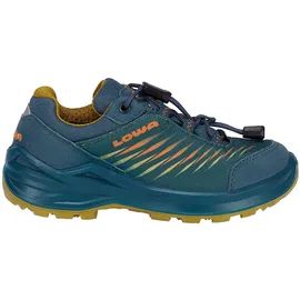 Lowa ZIRROX II GTX LO JR petrol/senf Gr. 41 blau