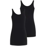 LAURA SCOTT Longtop in schwarz-schwarz | Gr.: 44