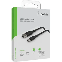 Belkin Boost Charge USB-C Geflochtenes Kabel 2 Meter Schwarz