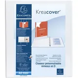 Exacompta - Ringbuch 4-Ring 25mm Weiß