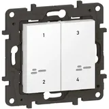 Legrand Szenentaster 4-Fach (863604) Ultraweiß