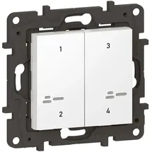 Legrand Szenentaster 4-Fach (863604) Ultraweiß