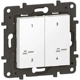 Legrand Szenentaster 4-Fach (863604) Ultraweiß