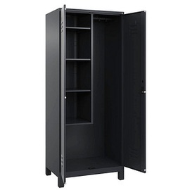 Californian Products CP Putzmittelschrank Classic Plus 080110-02 S10033 anthrazitgrau 80,0 x 50,0 x 195,0 cm, aufgebaut
