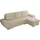 MKS Meble MKS Ecksofa Beige, Textil, 3-Sitzer, L-Form,L-Form, 271x157 cm, Oeko-Tex®, Wohnzimmer, Sofas & Couches, Wohnlandschaften, Ecksofas