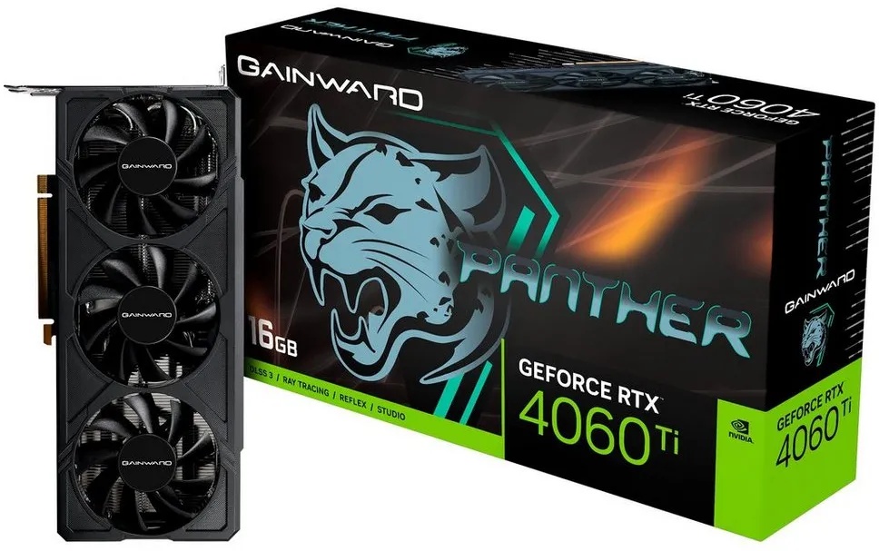 Gainward GeForce RTX 4060 Ti 16GB Panther Grafikkarte (16 GB)