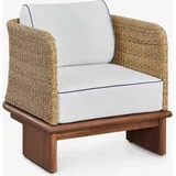 Sklum - Famara Sessel Aus Rattan Und Akazienholz Akazie Braun