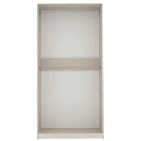 Marmex TRES 01 Kleiderschrank 100 cm mit zwei Kleiderstangen,