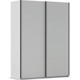 Rauch Schwebetürenschrank CONTIDO 162 x 223 x 68 cm Grau