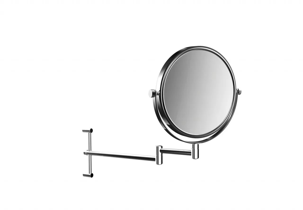 Frasco Wandspiegel chrom, 2armig, 3/1fach, rund, 830985101 830985101