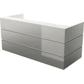 SOENNECKEN Theke Pearl 2400x1120x1050mm lichtgrau