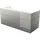 SOENNECKEN Theke Pearl 2400x1120x1050mm lichtgrau