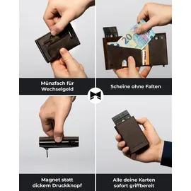 gentlemen's hd Gentlemen's Cardholder Portemonnaie braun