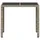 vidaXL Gartentisch mit Glasplatte Hellgrau 90x90x75 cm Poly Rattan