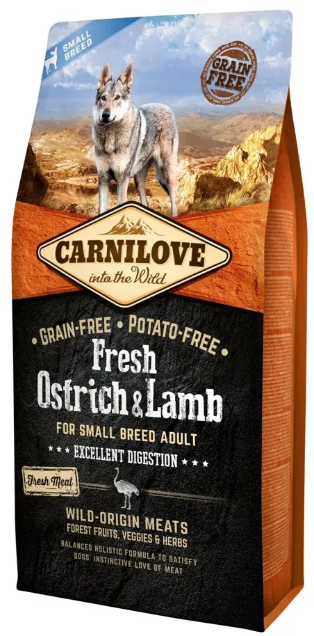 Carnilove Frisches Straußenlamm Adult 6 kg (Rabatt für Stammkunden 3%)