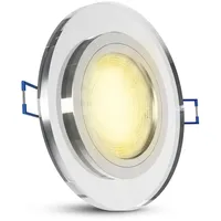 SSC-LUXon Glas Deckeneinbaustrahler LED in rund & klar -