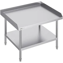 Vevor Arbeitstisch Edelstahl 762 x 914 x 660 mm Silber