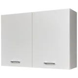 möbelando Hängeschrank Wow in Weiß matt - 100x72x31 (BxHxT)
