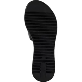 s.Oliver Damen Pantoletten aus Leder mit Schnalle, Schwarz (Black Nappa), 39 EU - 39 EU