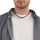 Tom Tailor Halskette 2100700 Schwarz / Leder / Edelstahl