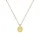 Elli Halskette ELLI Sonne Antik Coin Kordelkette 925 Silber / Gold