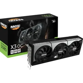 Inno3D GeForce RTX 5080 X3 OC, 16GB GDDR7, HDMI, 3x DP (N50803-16D7X-17603930)