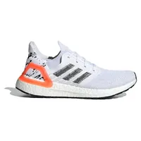 adidas Ultra Boost 20 White Orange Heel Pattern - EU 40 - Weiß - 40