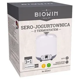 BROWIN Joghurtbereiter mit Thermostat, weiß,