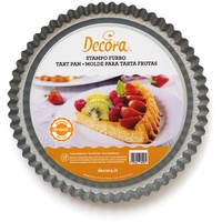 Decora DECORA, 0070030 Clevere Backform für Tarte, Antihaftbeschichtet, rund
