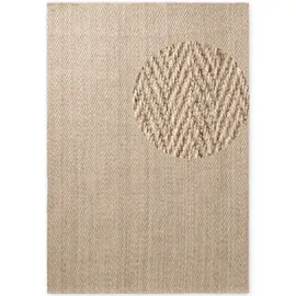Villeroy & Boch 1851 Jute, Teppich Mirabelle Natur elfenbein), - Weiß