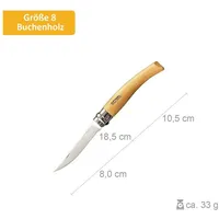 Opinel Slim Line No 08/10/12/15 Weiß