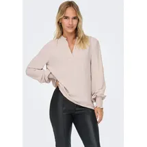 Only Onlmette V-Neck LS Smock Top Beige S