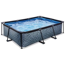EXIT Toys Pool »Stone Pools«, Breite: 201 cm, 1800 l, grau