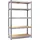 Humberg Schwerlastregal Metall 30 x 75 x 150 cm Silber