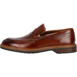 CLARKS Aldwin Step Shoes, Mid Tan Lea, 41 EU