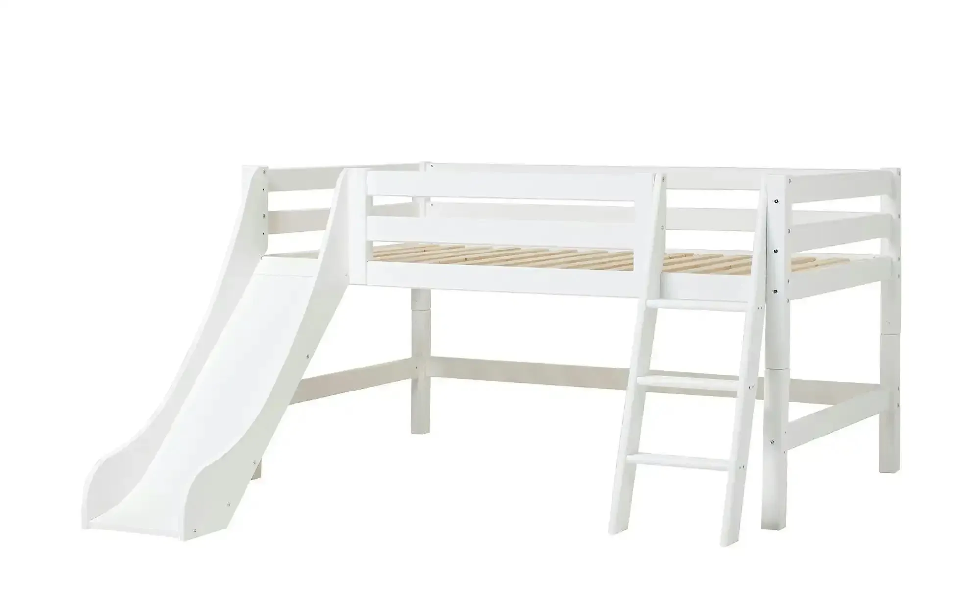 Hoppekids Hochbett  ECO Luxury , weiß , Maße (cm): B: 227 H: 114